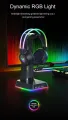 ONIKUMA X15 Pro Over-Ear Headphones Gaming Headset Wired Cancelling Earphones Pink Cat Ears Rgb Light With Mic For PC PS4Headphone Stand Aluminum FREE. 