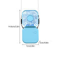 Portable Small Holding Fan Foldable Hanging Fan USB-Rechargeable Mini Handheld Fan. 