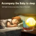 Cute Snail Conch Night Light Funny Nightlight Decor 7-Colorrainbow 24 Colors Gradual Lighting Decorations Gifts For Girls Boys Kids Room Decor. 