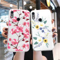 Vintage Flowers Leaves Plant Rose Phone Cases For Huawei Y9 Y7 Y6 Prime 2019 Honor 8A Fundas Silicone Protective Soft Back Cover. 