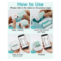 Mini Printer Sticker Printer Portable Thermal Printer Inkless Sticker Maker Machine Bluetooth Printer Phone Printer. 