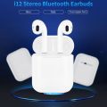 i12 TWS inPods Bluetooth Gaming Earphone Headset Wireless Headphone for All Phones. 