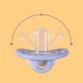 Orthodontic Newborn Baby Pacifier Transparent Soft Dummy Teat Food Grade Safety Silicone Infant Nipple Soother Teething Pacifier. 