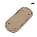 22*10cm Long Bottom for Knitted Bag Leather Bag Base Handmade Bottom With Holes MKL. 