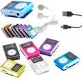 MP3 Player, Portable Mini MP3 Music Player with Headphone and USB Cable, Back Clip Lossless  MP3 Player Mini Clip USB Music Media Player Support 1-32GB Support SD TF Portable Simple MP3 Players. 