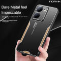 NORVIK For VIVO Y36 4G/Y36 5G NORVIK Phone Case Aluminum Metal shocckproof Shell Matte Back Cover Silicone Full Camera Protection Casing. 