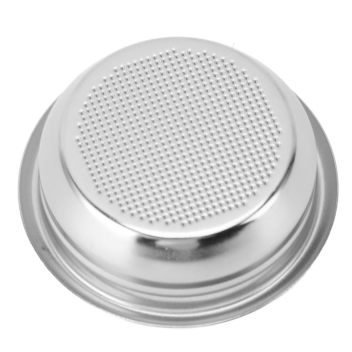 2PCS Coffee Portafilter Basket 58mm Stainless Steel 2 Cups Single Layer Filter