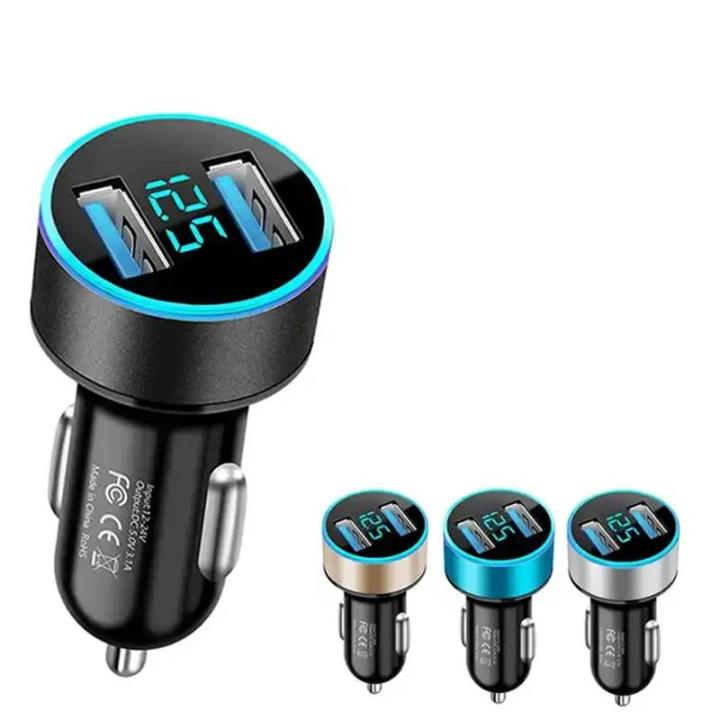 Car%20Dual%20Usb%20Car%20Cigarette%20Lighter%205V%203.1A%20Power%20Socket%20for%20Phones%20Cameras%20PC%20Fast%20Charger%20Adapter%20with%20LED%20Display%20-%20Image%202
