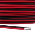 LibiLuxury 2PIN Red Balck Soft Silicone Cable 12~26AWG Heat-Resistance Electrical Power Wire Copper Core Line For Lighting Car CCTV Robots. 