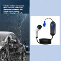 7KW 32A 1Phase Portable EV Charger Electric Car Charger EVSE Fast Charging Cable APP Bluetooth Control. 