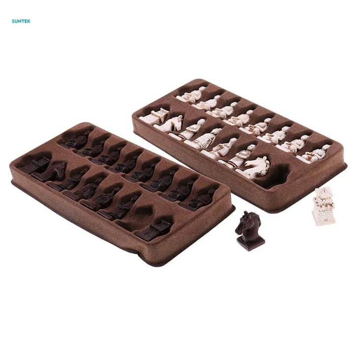 Chinese%20Chess%20Game%20w/%20Folding%20Chessboard+Terracotta%20Army%20Chess%20Pieces%20Set%20S%20-%20Image%205