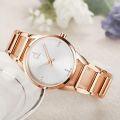 New Stainless Steel Woch Luxury Ladies Watch Quartz Analog Business Chain Casual Wrist Dial CKx Watches For Women Girls - Rosegold 180850227 PremiumTec. 