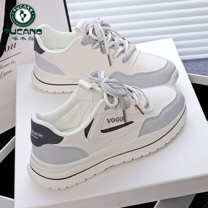 Fashionable Spring Woodpecker Tide 2024 Running Shoes Sports Shoes New Student Soft Bottom Casual Shoes White Shoes Women