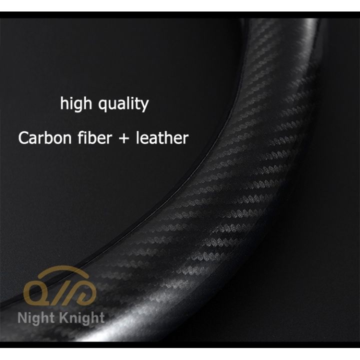bmw%20M%20logo%20carbon%20fiber%20leather%20steering%20wheel%20cover%20Carbon%20fiber%20leather%20steering%20wheel%20cover%20E46%20E90%20E60%20E39%20F30%20E36%20F10%20F20%20E87%20E92%20E30%20E34%EF%BC%88model:Round%20black+sport%EF%BC%89%20-%20Image%205