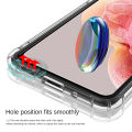 Lenuo Airbag Shockproof Cover For Xiaomi Redmi Note 12 4G Transparent Cover. 