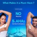 Chemist at Play UnderArm Roll-On with 5% AHA, Lactic Acid & 1% Mandelic Acid | Prevents Body Odour, Brightens Skin & Exfoliates Underarm | For Sensitive Skin Alcohol Free - 40ml (FROM INDIA)SAB. 