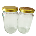 Glass Jar Bottle with Aluminium Lid  350 ml / Glass Bottle with Lid. 