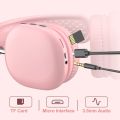 HXSJ P9 Headphones Stereo Sound Wir-eless BT Earphones with Mic Noise Cancelling Headsets TWS Sport Gaming Headphone Support TF. 