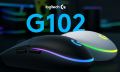 Logitech G102 Light Sync Gaming Mouse with Customizable RGB Lighting, 6 Programmable Buttons, Gaming Grade Sensor, 8 k dpi Tracking,16.8mn Color, Light Weight. 
