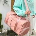 High-Quality Pink Duffle Bag, Dry Wet Separated Sport Handbag for Men Women Gym Training Travel Backpack Yoga Bag - Perfect for. 
