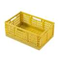 Plastic Folding Storage Container Basket Crate Box Stack Large Foldable Organizer Box Sundries Storage. 