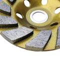 Diamond Grinding Cup Wheel 4" 12 Segment Grinding Wheel for Woodwork Carving 22 holes. 
