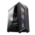 RUIX V8 BLACK GAMING COMPUTER DESKTOP PC CASING. 