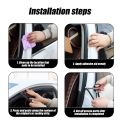 1/5m car door rubber seal strip double layer 5 holes weatherstrip self adhesive soundproof strip thickened L b shape tailgate edge strip Universal Auto Exterior accessories. 