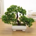 Artificial Bonsai Tree Fake Plant Decoration Potted Green House Plants. 