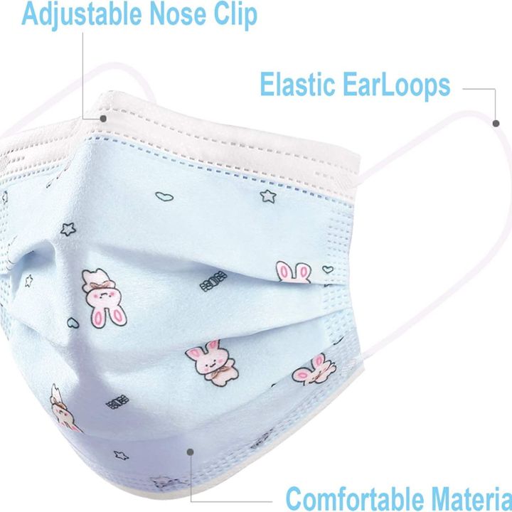 Kids%20Masks%20Disposable%20Kids%20Face%20Mask%20Face%20Masks%2050%20Pack%20Multicolor%20-%20Image%203