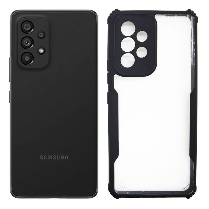 Power Fresh Samsung A53 5G Soft Silicone TPU Case Extra Aly Outer Covering latest 2022 Design hardy edges Semi transparent cover bumper case For Samsung A53 5G