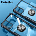 for Google Pixel 7 Case Hard Clear Transparent Shockproof Car Magnetic Holder Ring Back Cover Casing Hp Google Pixel7 Phone Cases Cover. 