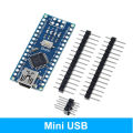 USB Mini V3 Arduino Nano 3.0 Bord With Bootloader ATMEGA328P IC CH340 USB Driver 16Mhz - Without cable. 