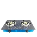 TAIKO 2 Burner Glass Top Gas Cooker With Stainless Steel Body TGL002. 