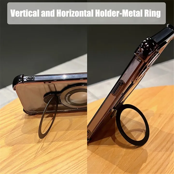HOCE%20Luxury%20Plating%20Magnetic%20Bracket%20Phone%20Cases%20For%20iPhone%2015%2014%2013%2012%2011%20Pro%20Max%2014%2015%20Plus%20MagSafe%20Case%20With%20Folding%20Holder%20Stand%20Shockproof%20Logo%20Hole%20Back%20Cover%20-%20Image%205