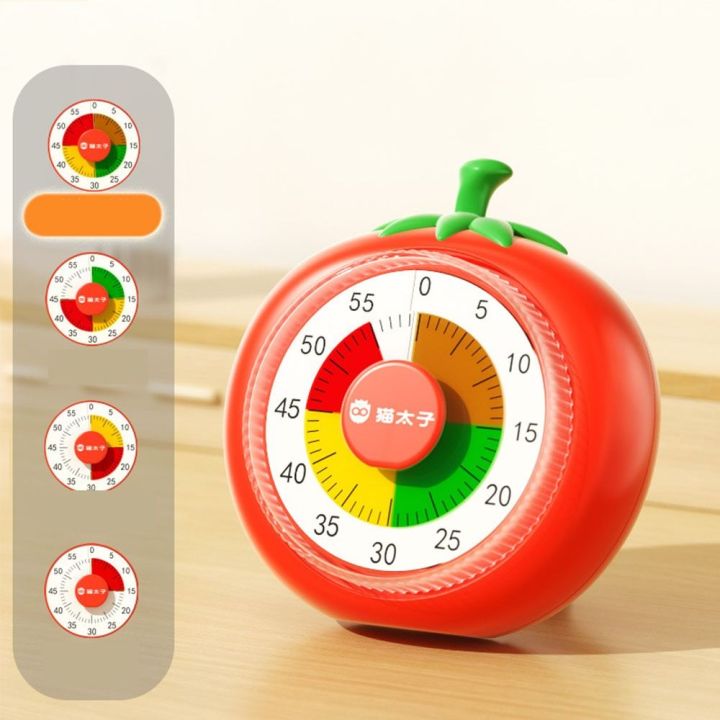 Convenient Silent Tomato Mechanical Timer 60-Minute with Stand ...
