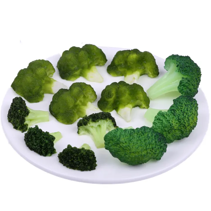Artificial Broccoli Realistic Vegetable Models Lifelike Fruits Decor ...