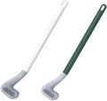 Golf Toilet Brush, Long-Handled Toilet Brush, New Type of Brush Head, Golf Brush Head Toilet Brush No Dead Corners Household Brush Wall-Mounted Light Luxury Silicone Toilet Brush. 