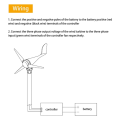 400W 12V 24V Wind Turbine Charge Controller Mini Wind Turbine Generator Controller Wind Generator Controller IP67 Waterproof. 