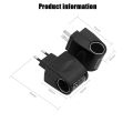 Car Cigarette Lighter Power Adapter 12V 0.5A 6W EU US Plug Charger AC 220V Black Converter High Quality Automobile Accessories. 