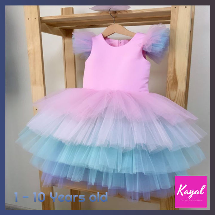 Unicorn Color Party Frock | Daraz.lk