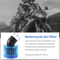 35Mm Air Filter Cleaner 45 Degree Bend Splash Proof Plastic Cover Waterproof Motorcycle 50Cc 110Cc 125Cc ATV Quad Scooter Go Kar. 