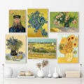 Famous Artist Vincent Van Gogh Sunflowers Starry Night Impressionist Retro Poster Canvas Paintings Wall Art Pictures Home Decor. 