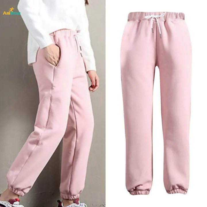 Women%20Warm%20Casual%20Trousers,%20Girls%20Winter%20Fleece%20Jogger%20Pant,Ladies%20Thickened%20Thermal%20Sweatpants%20Sports%20Trousers%20with%20Drawstring%20Closure%20XL%20-%20Image%202