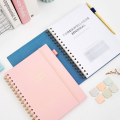 Compact Size Fitness Journal Well-Organized Workout Planner Portable Spiral Bound Fitness for Exercise Routine Home Workout. 