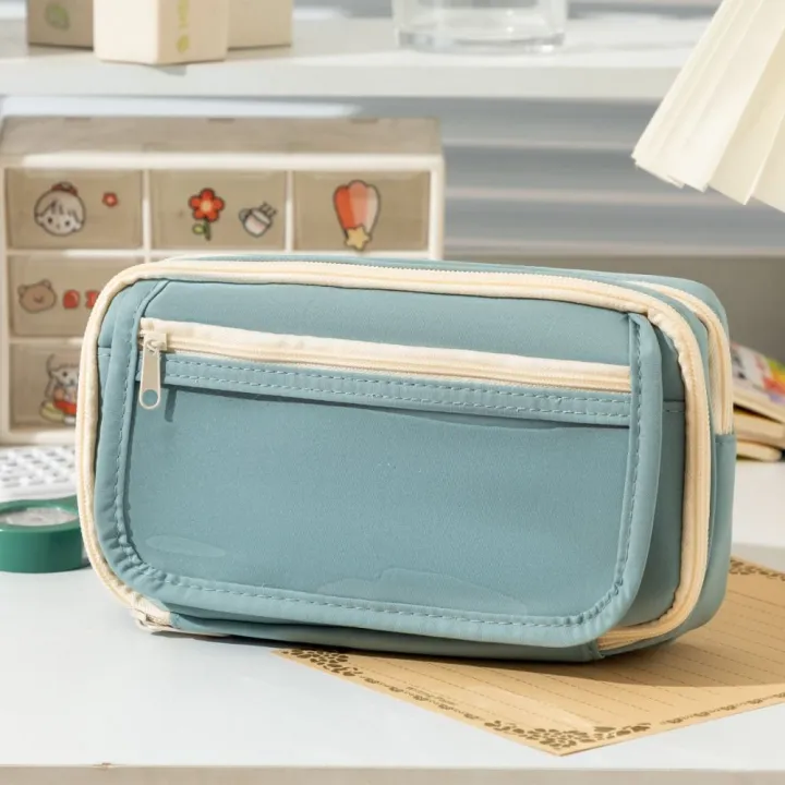 School%20Supplies%20Large%20Capacity%20Pencil%20Case%20Solid%20Color%20Pencil%20Pouch%20Stationery%20Pen%20Case%20Multi%20Layer%20Makeup%20Bag%20Pen%20Storage%20Bag%20Girls%20-%20Image%209