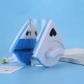 Triangular Magnetic Glass Cleaner with Rope Window Cleaner Replaceable Sponge for Home Cleaning Accessories Window Cleaner Tools. 