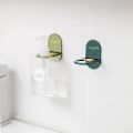 Wall Mounted Self-Adhesive Bottle Shelf Shower Organizer Holder Shelves Hanger Bathroom Accessories. 