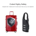 LouisWill Coded Lock Bag Luggage Travel Anti-theft Security Digit Code Lock Password Lock Anti-rusting Waterproof Lock. 