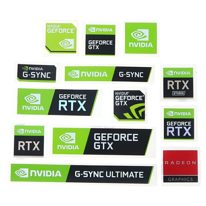 2pcs%20NVIDIA%20GEFORCE%20GTX%20RTX%20G-Sync%20Radeon%20Vinyl%20Sticker%20Label%20Tag%20For%20Graphic%20Card,%20Laptop,%20Desktop%20Computers%20-%20Image%202